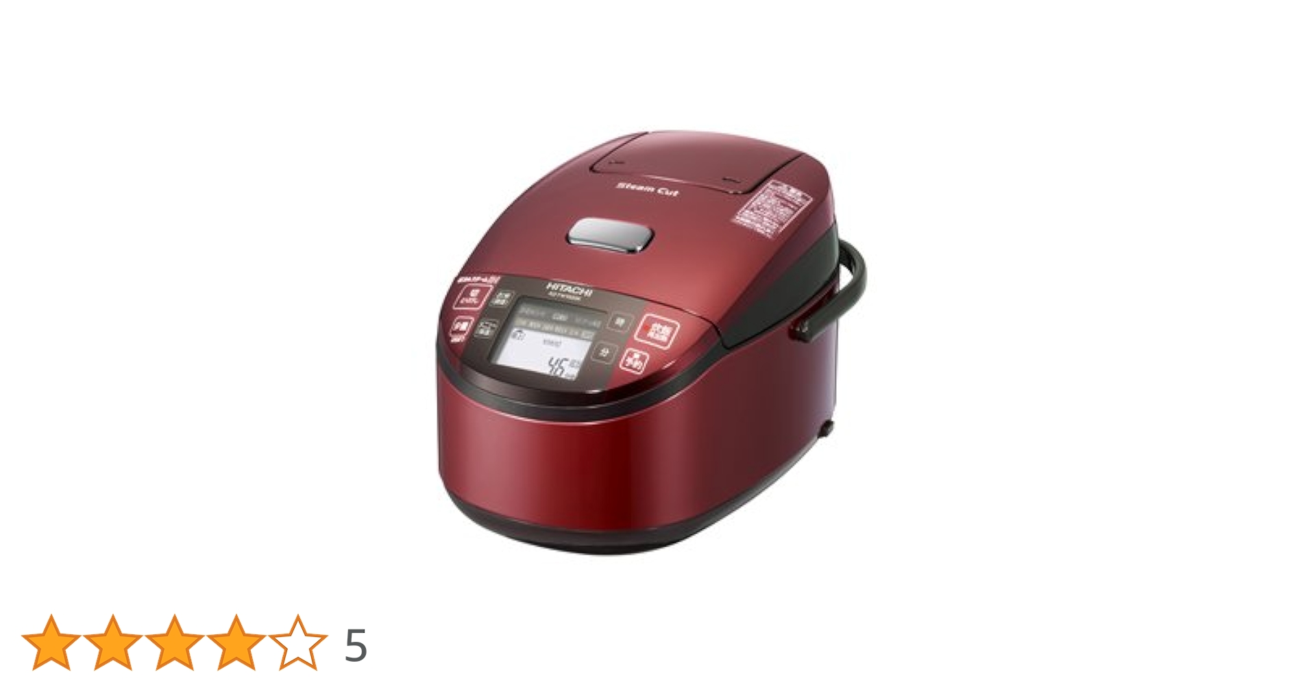 Amazon | 日立 圧力&スチームIHジャー炊飯器(5.5合炊き) レッド